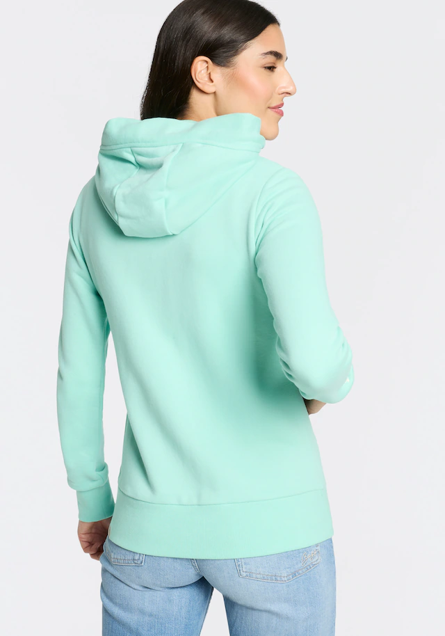 Ragwear Kapuzensweatjacke »NESKIA ZIP A O« mit Kordelzug und Logo am Ärmel