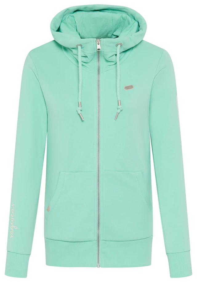 Ragwear Kapuzensweatjacke »NESKIA ZIP A O« mit Kordelzug und Logo am Ärmel