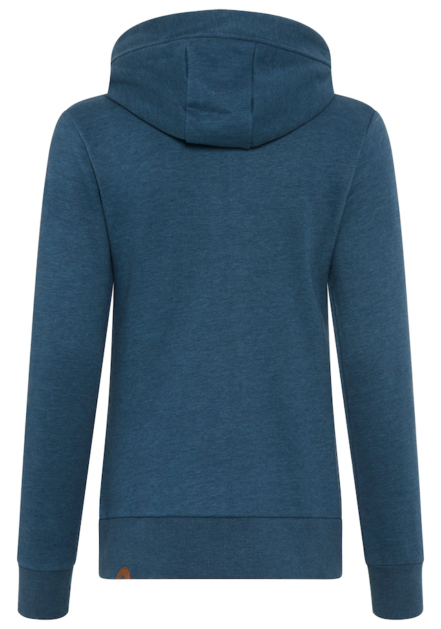 Ragwear Kapuzensweatjacke »NESKIA ZIP A O« mit Kordelzug und Logo am Ärmel