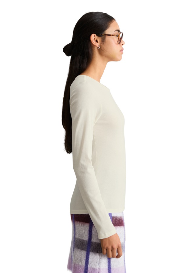 Marc O'Polo DENIM Langarmshirt »aus softem Ripp-Jersey«
