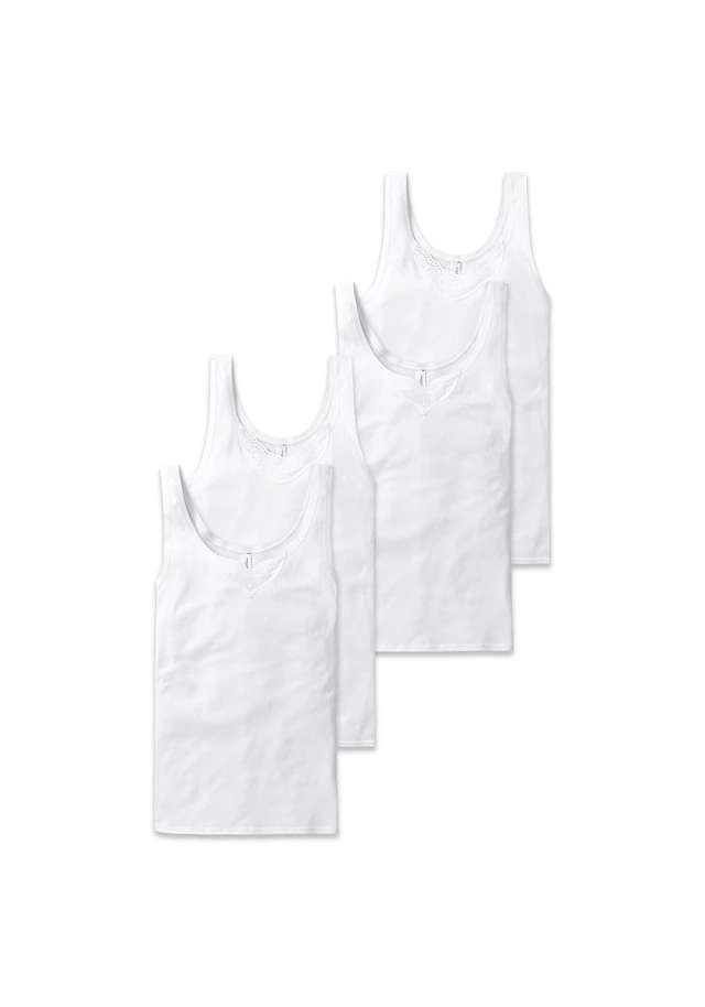 Schiesser Unterhemd »Unterhemd Cotton Essentials 4P 4er Pack«