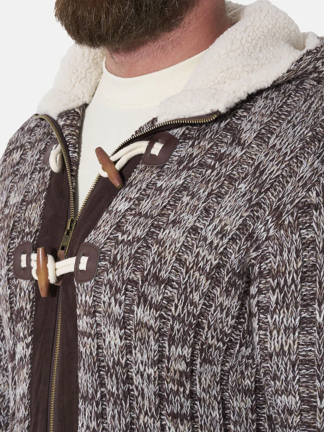 Jan Vanderstorm Kapuzenstrickjacke »Outdoor Strickjacke EIRBORG«