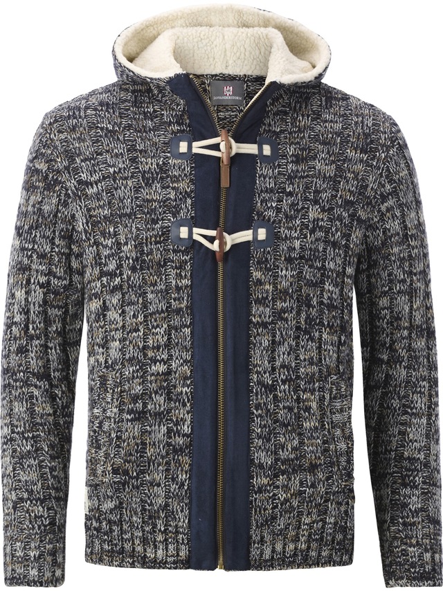 Jan Vanderstorm Kapuzenstrickjacke »Outdoor Strickjacke EIRBORG«