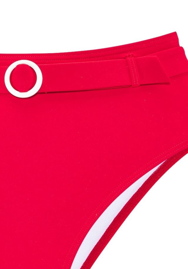 s.Oliver Highwaist-Bikini-Hose »Beverly« mit breitem Ziergürtel