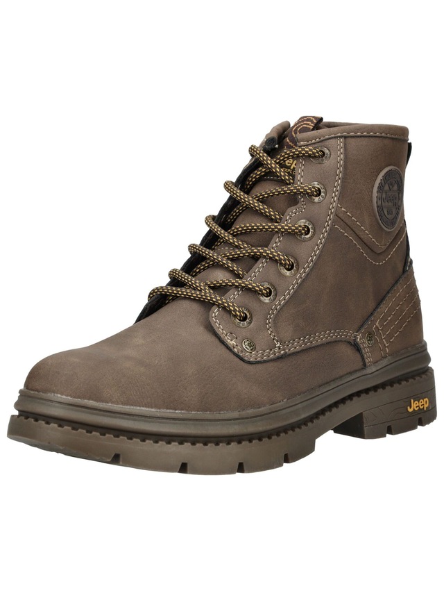 Jeep Schnürstiefelette »Jeep Stiefelette Leder/Textil«