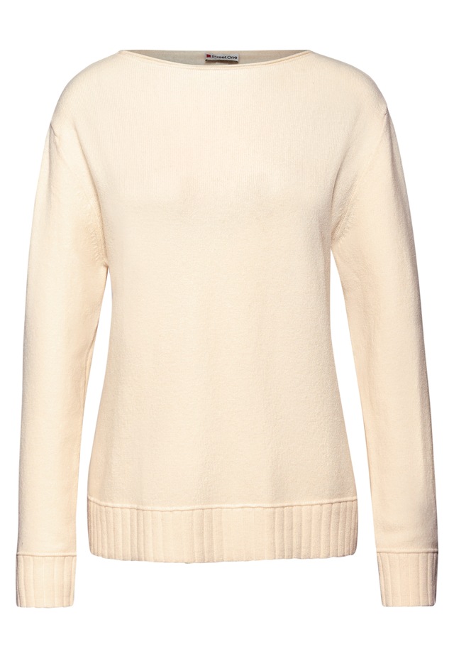 STREET ONE Strickpullover mit U-Boot-Ausschnitt