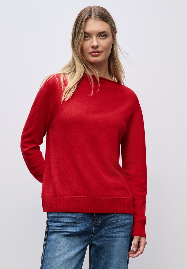STREET ONE Strickpullover mit U-Boot-Ausschnitt