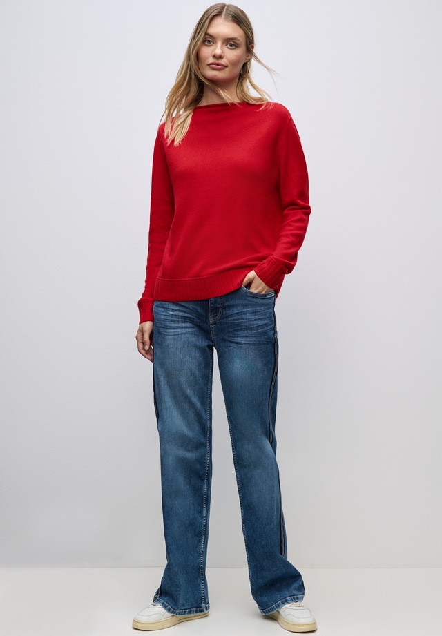STREET ONE Strickpullover mit U-Boot-Ausschnitt