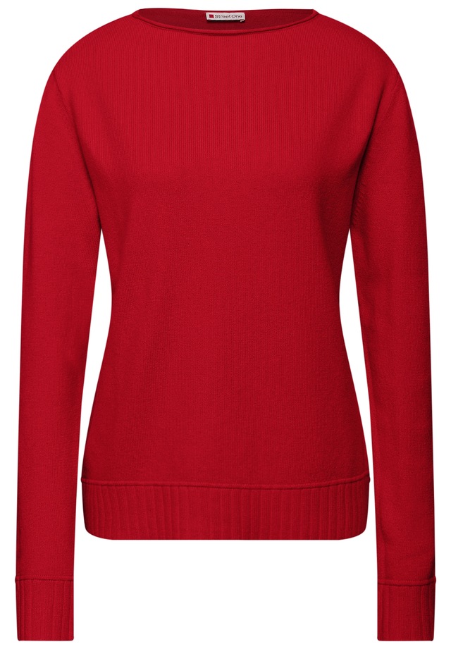 STREET ONE Strickpullover mit U-Boot-Ausschnitt