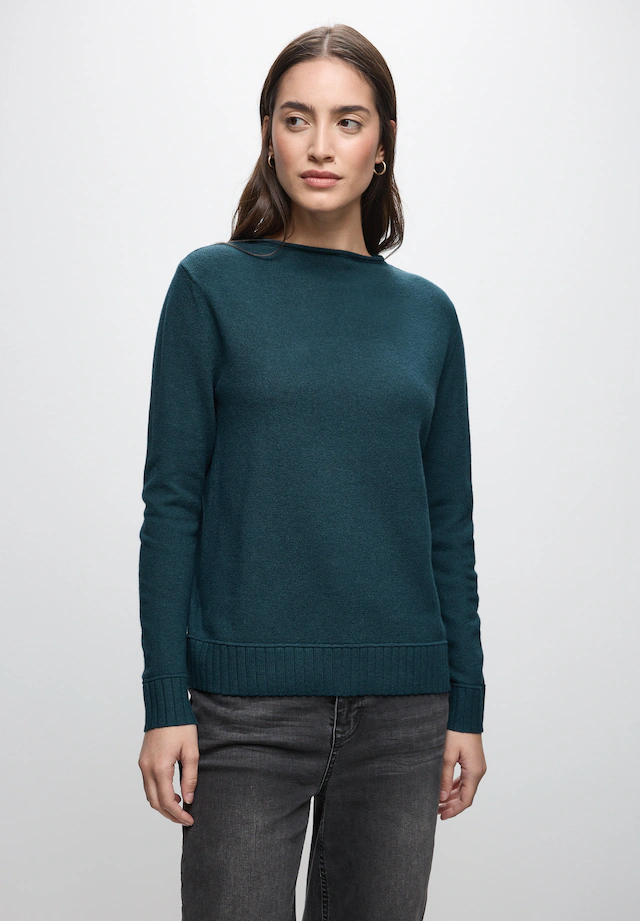 STREET ONE Strickpullover mit U-Boot-Ausschnitt