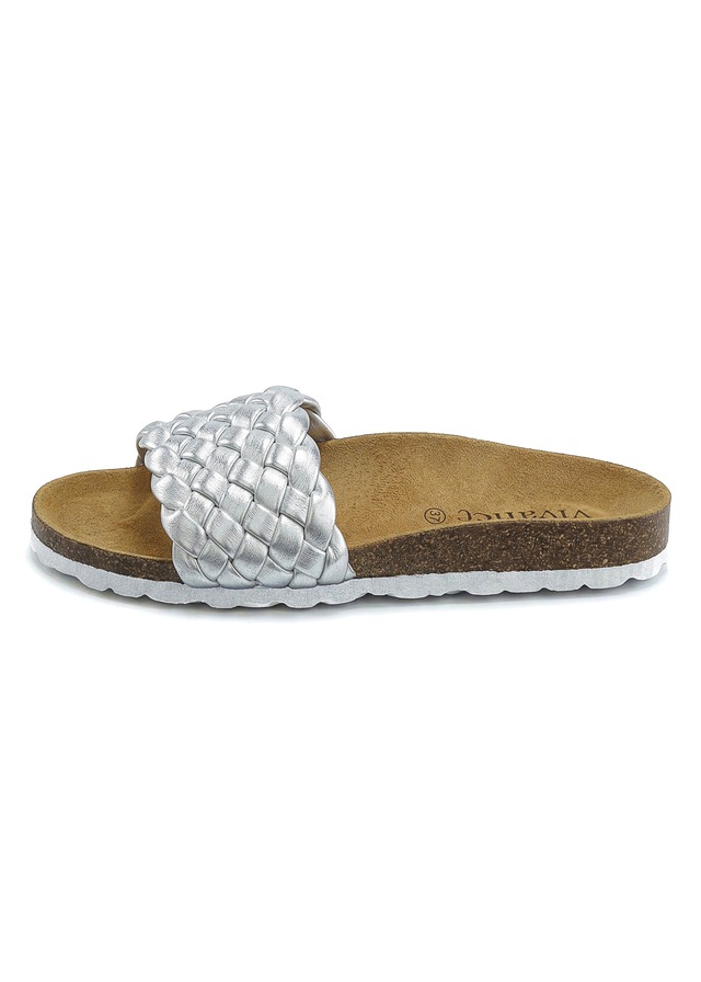 Vivance Pantolette »Mule, Sandale, offener Schuh, Sommerschuh,« NEU mit komfortablem Korkfußbett & weicher Innensohle aus Leder