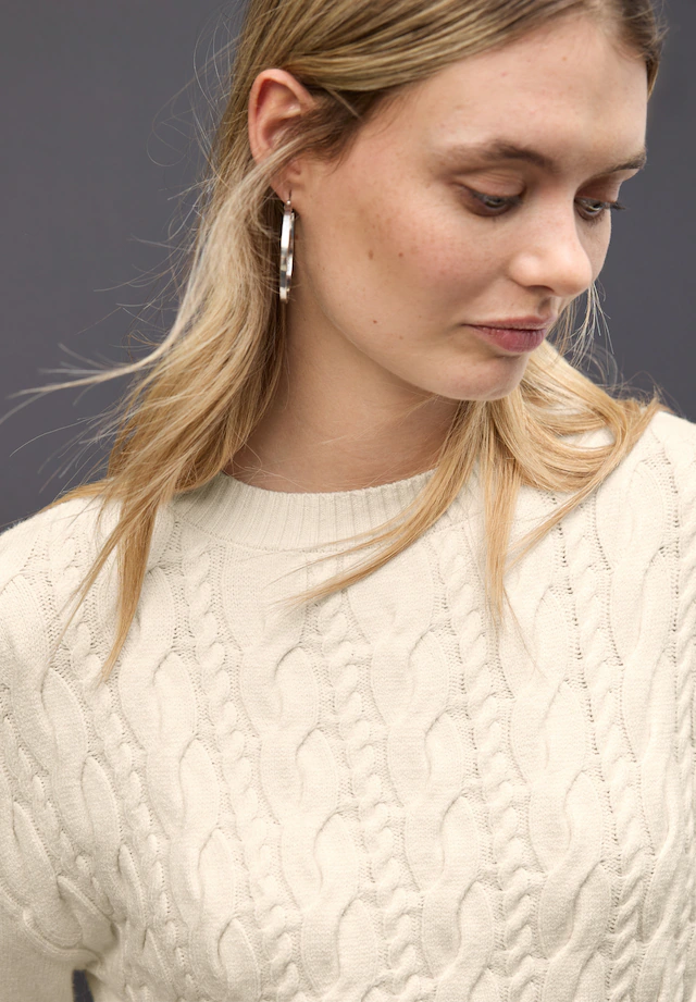 STREET ONE Strickpullover aus softem Materialmix