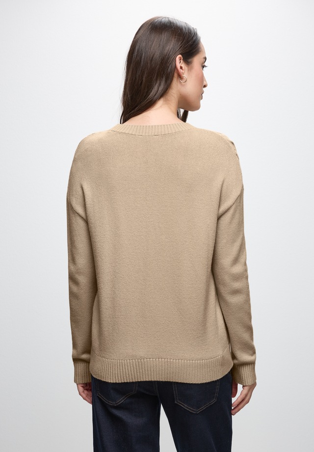 STREET ONE Strickpullover aus softem Materialmix