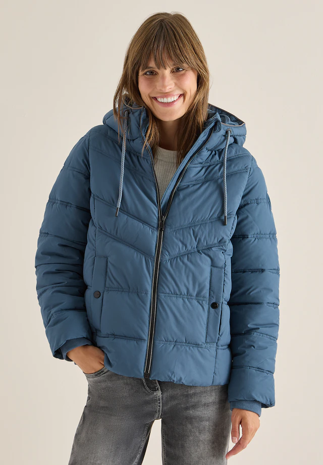 Cecil Steppjacke mit Kapuze mit reflektierenden Details