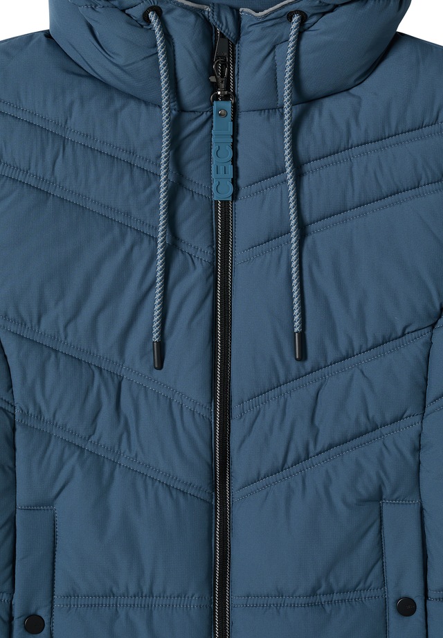 Cecil Steppjacke mit Kapuze mit reflektierenden Details