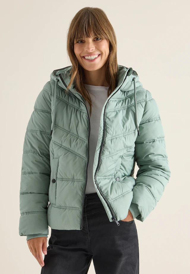 Cecil Steppjacke mit Kapuze mit reflektierenden Details