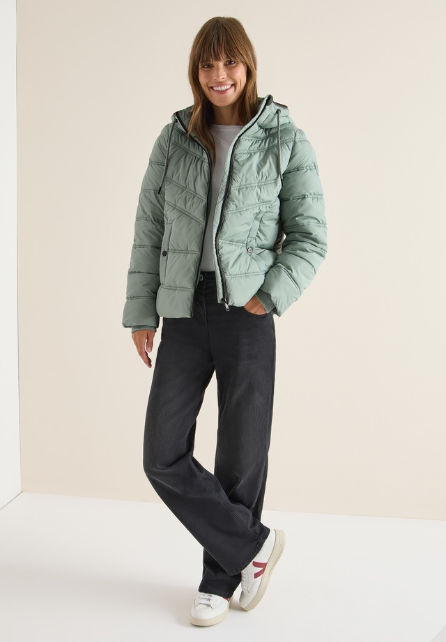 Cecil Steppjacke mit Kapuze mit reflektierenden Details