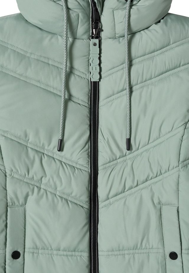 Cecil Steppjacke mit Kapuze mit reflektierenden Details