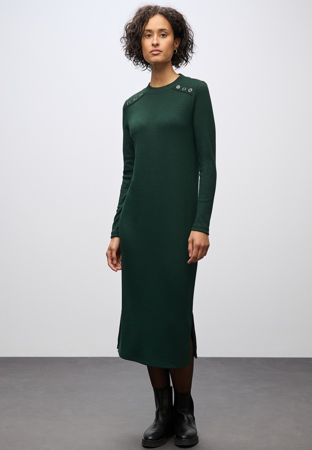 STREET ONE Midikleid Ohne Taschen in Unifarbe