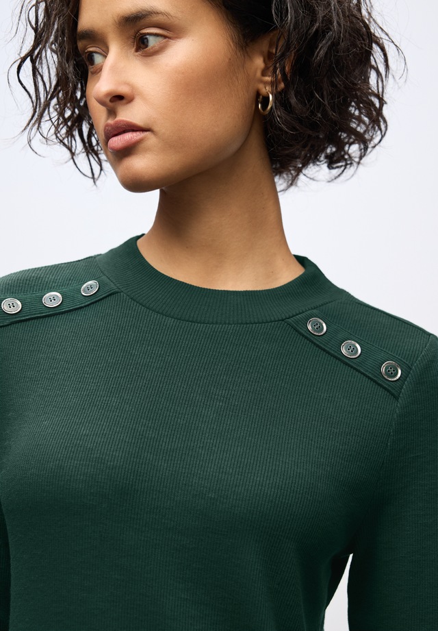 STREET ONE Midikleid Ohne Taschen in Unifarbe