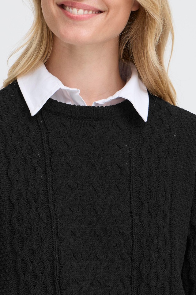 OXMO Strickfleece-Pullover »Strickpullover OXFSanvi«