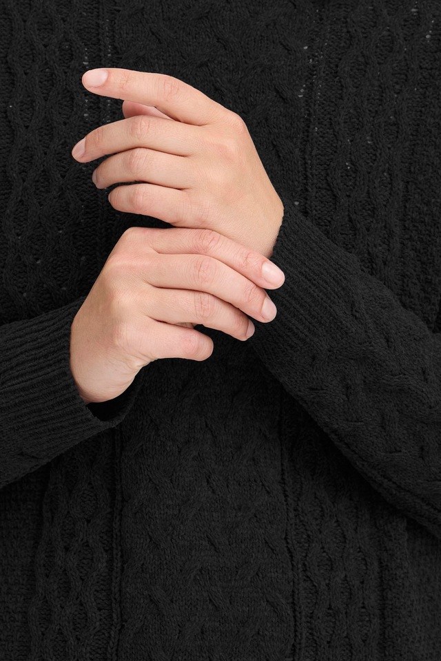 OXMO Strickfleece-Pullover »Strickpullover OXFSanvi«