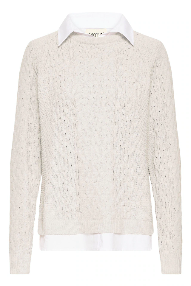 OXMO Strickfleece-Pullover »Strickpullover OXFSanvi«