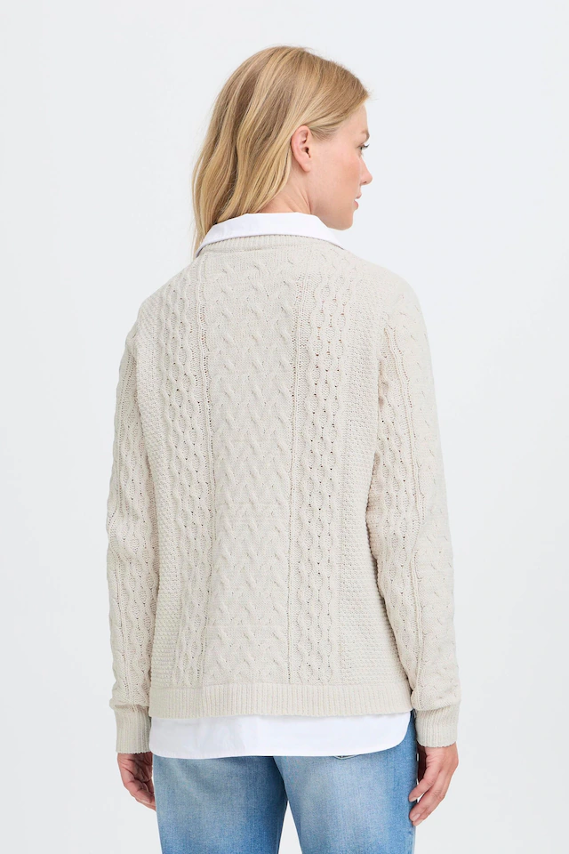 OXMO Strickfleece-Pullover »Strickpullover OXFSanvi«