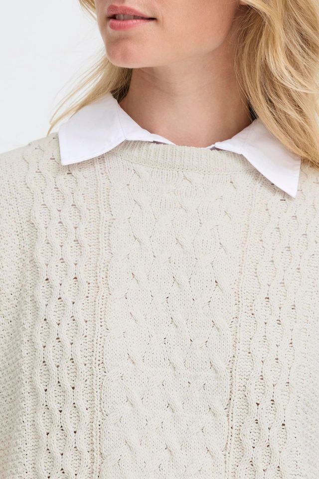 OXMO Strickfleece-Pullover »Strickpullover OXFSanvi«