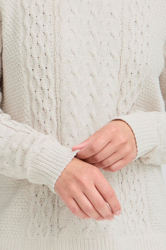 OXMO Strickfleece-Pullover »Strickpullover OXFSanvi«