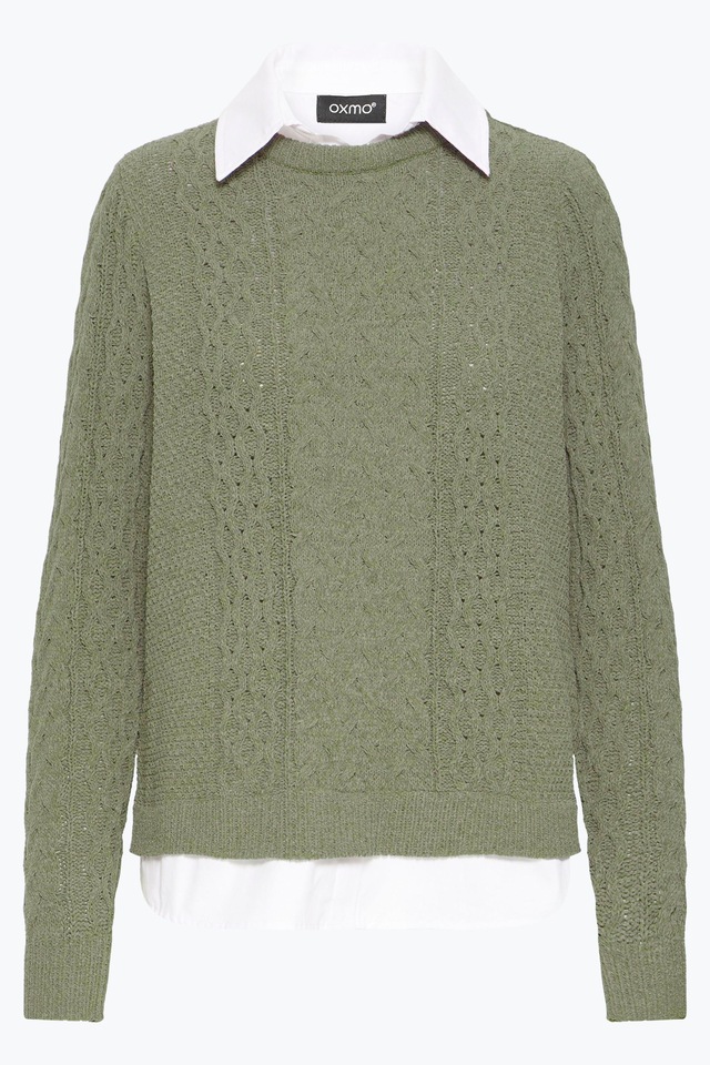 OXMO Strickfleece-Pullover »Strickpullover OXFSanvi«