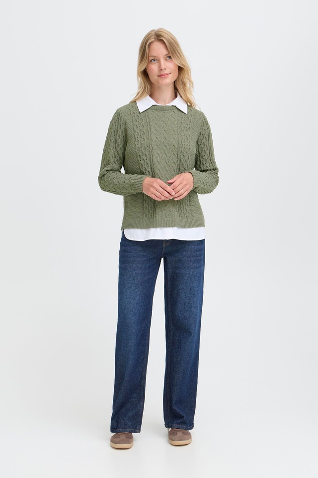OXMO Strickfleece-Pullover »Strickpullover OXFSanvi«