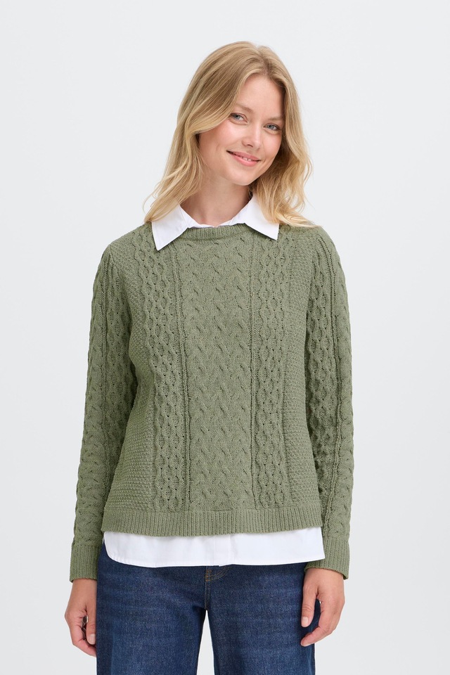 OXMO Strickfleece-Pullover »Strickpullover OXFSanvi«