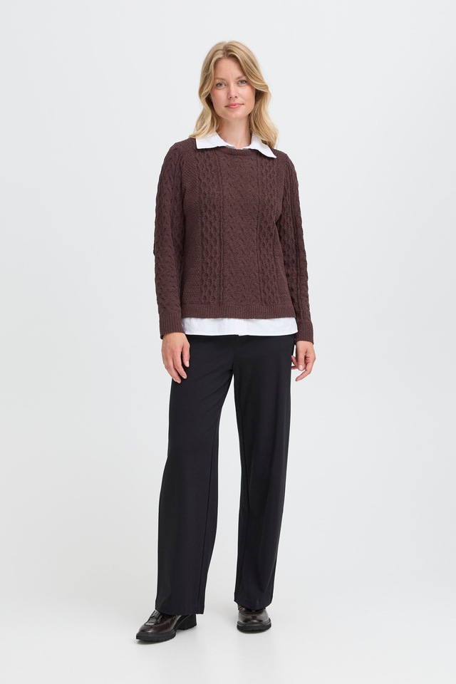 OXMO Strickfleece-Pullover »Strickpullover OXFSanvi«