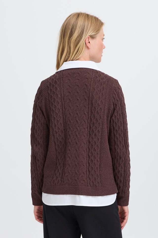 OXMO Strickfleece-Pullover »Strickpullover OXFSanvi«