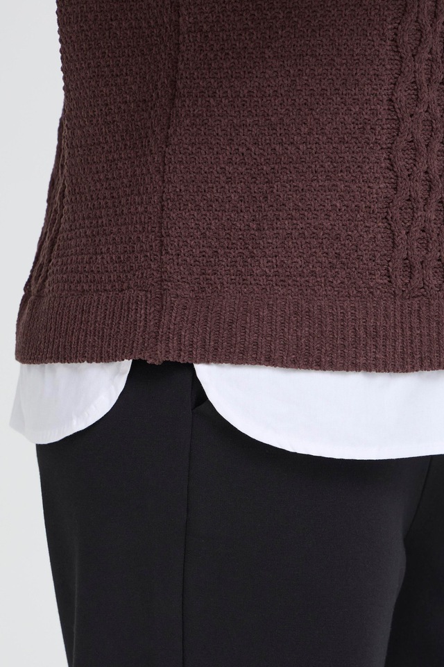 OXMO Strickfleece-Pullover »Strickpullover OXFSanvi«