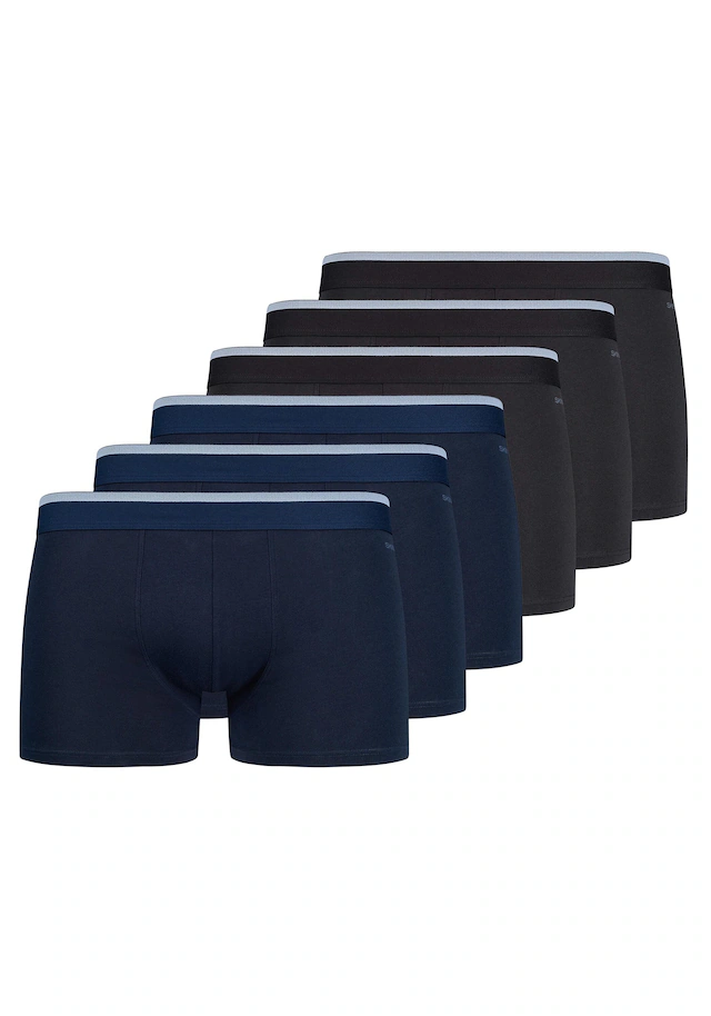 Skiny Boxershorts »Boxershort Pants Cotton Multipack 6P 6er Pack«