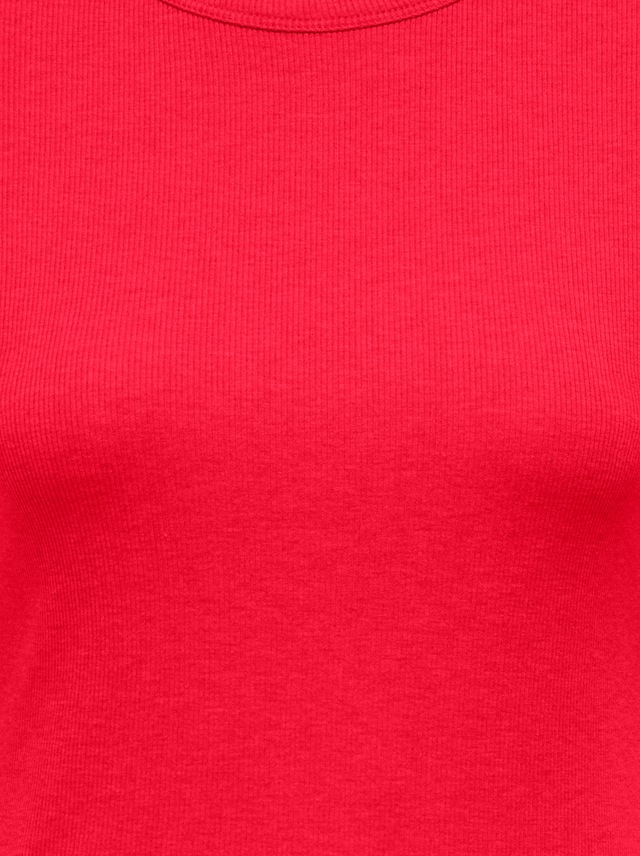 ONLY Kurzarmshirt »ONLJUNE S/S TEE JRS NOOS« Materialmix