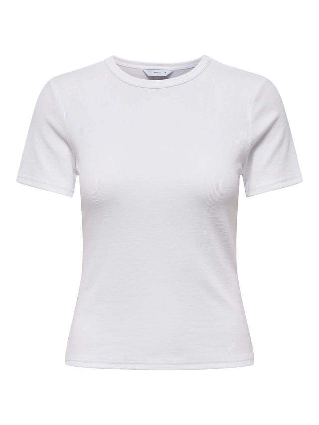 ONLY Kurzarmshirt »ONLJUNE S/S TEE JRS NOOS« Materialmix