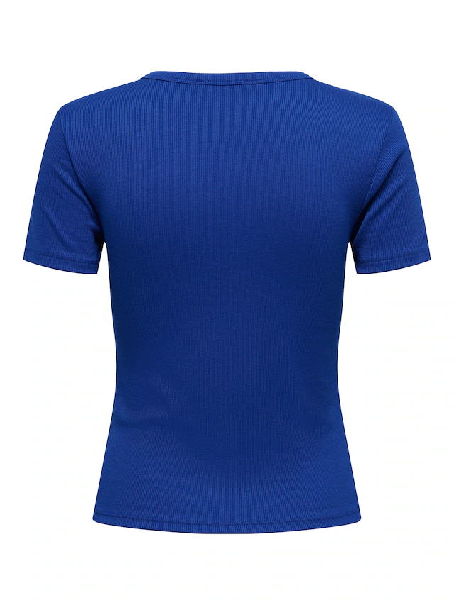 ONLY Kurzarmshirt »ONLJUNE S/S TEE JRS NOOS« Materialmix