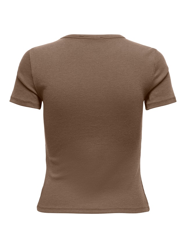 ONLY Kurzarmshirt »ONLJUNE S/S TEE JRS NOOS« Materialmix