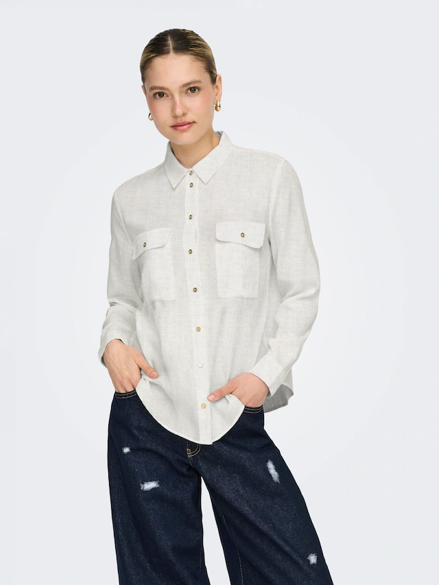 ONLY Hemdbluse »ONLWENDY L/S SHIRT WVN NOOS«