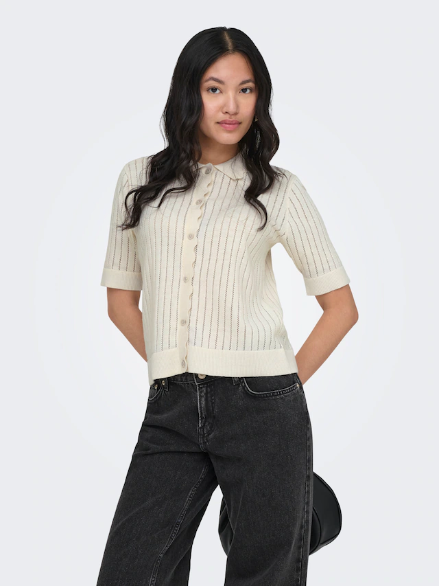 ONLY Strickjacke »ONLELMA POLO S/S CARDIGAN KNT NOOS«