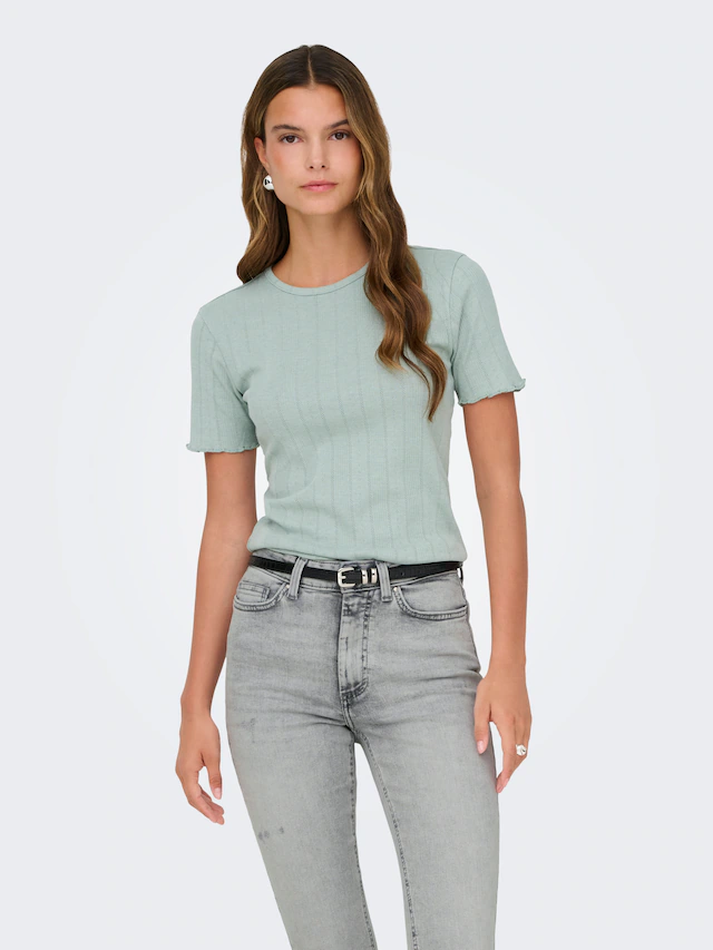 ONLY Kurzarmshirt »ONLTENNA O-NECK S/S TOP JRS NOOS«