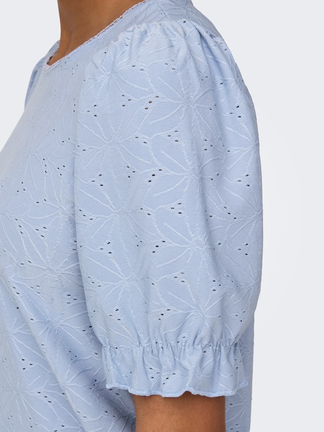 ONLY Kurzarmshirt »ONLNEW SMILLA LIFE S/S PUFF TOP JRS«