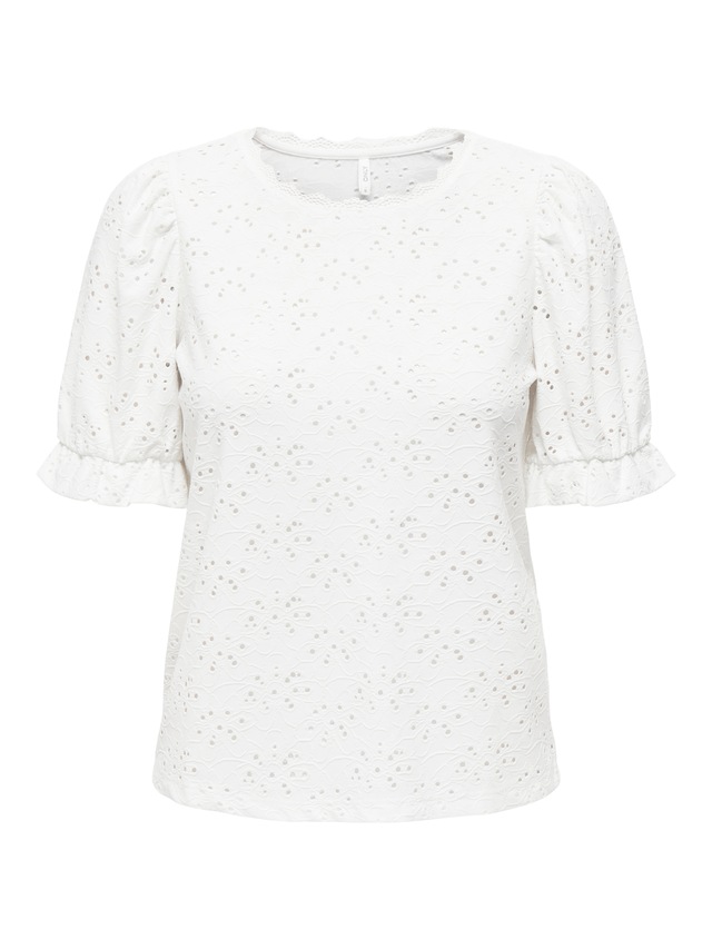 ONLY Kurzarmshirt »ONLNEW SMILLA LIFE S/S PUFF TOP JRS«
