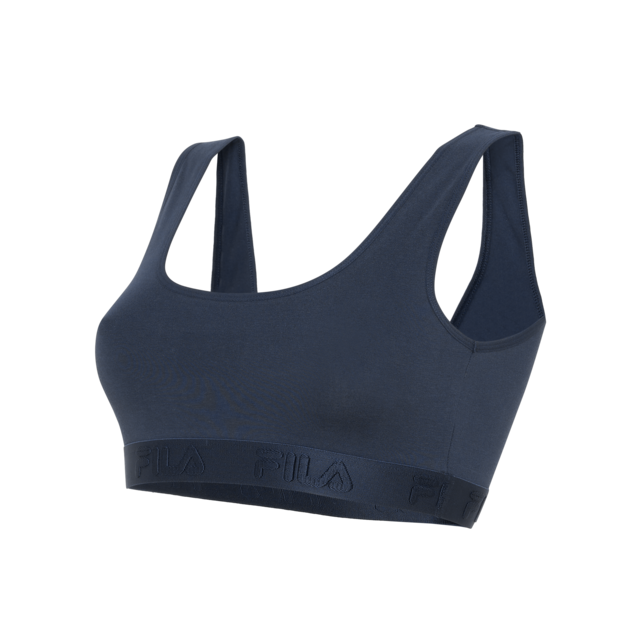 Fila Bügelloser BH elastisches Unterbrustband, Baumwollmix