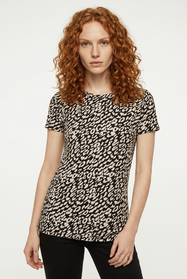 ONLY Kurzarmshirt »ONLBERA BACK LACE UP S/S TOP JRS NOOS«