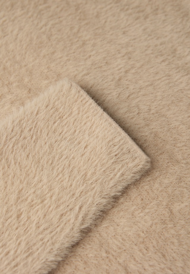 STREET ONE Stehkragenpullover aus softem Materialmix