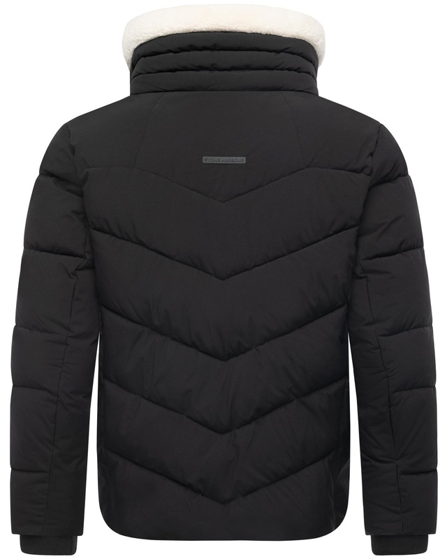 Stone Harbour Steppjacke »Ansello XX« ohne Kapuze Gesteppte Herrenjacke mit Teddy-Kunstfell-Kragen